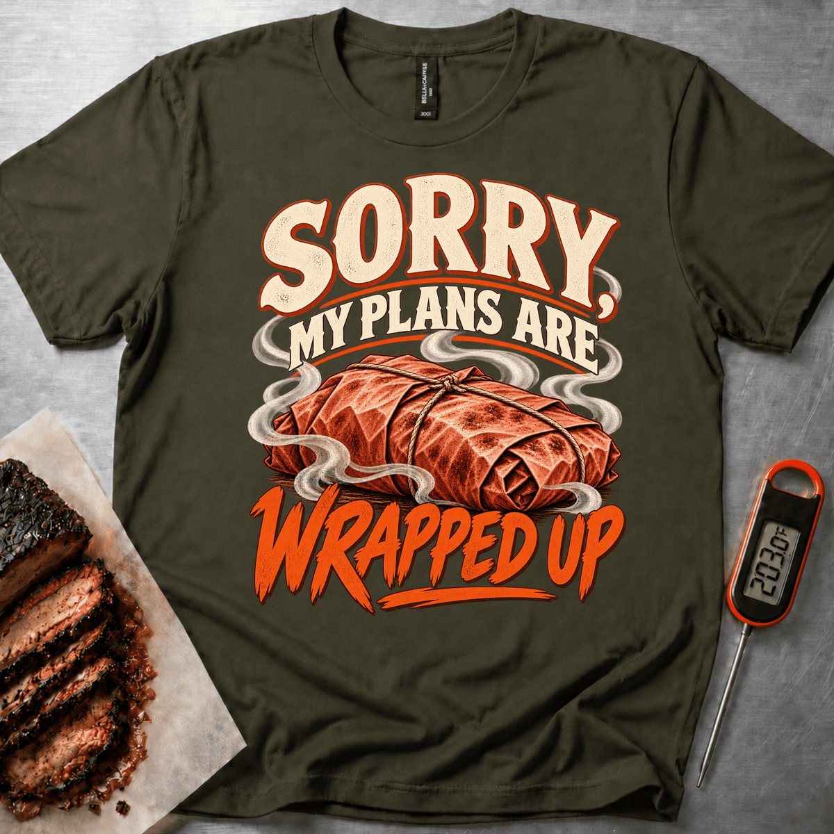 Plans are wrapped t-shirt