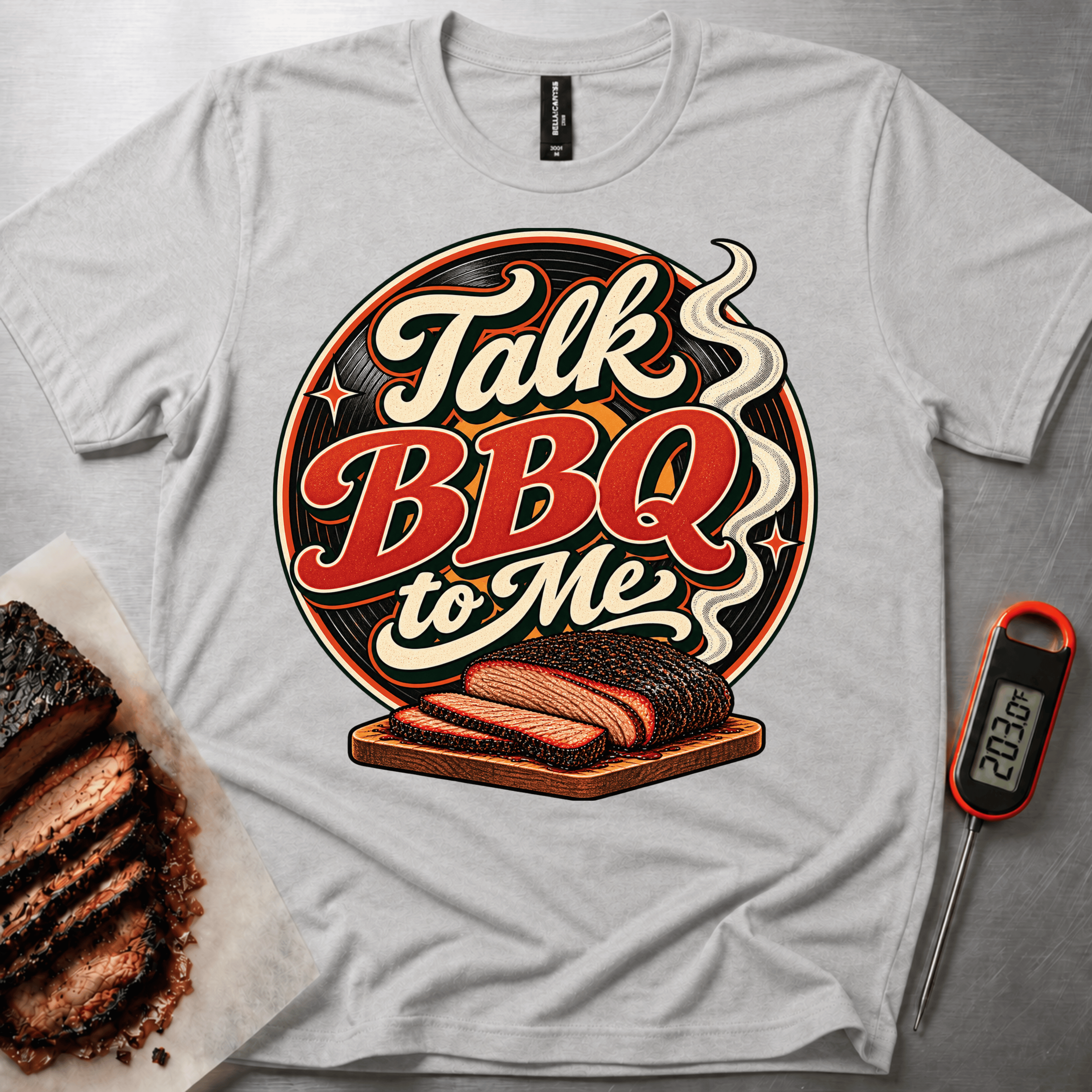 Talk BBQ Brisket t-shirt