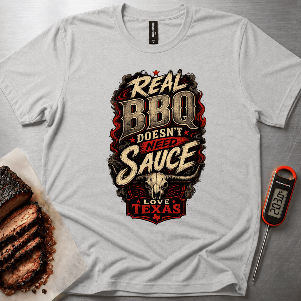Real BBQ - No Sauce t-shirt