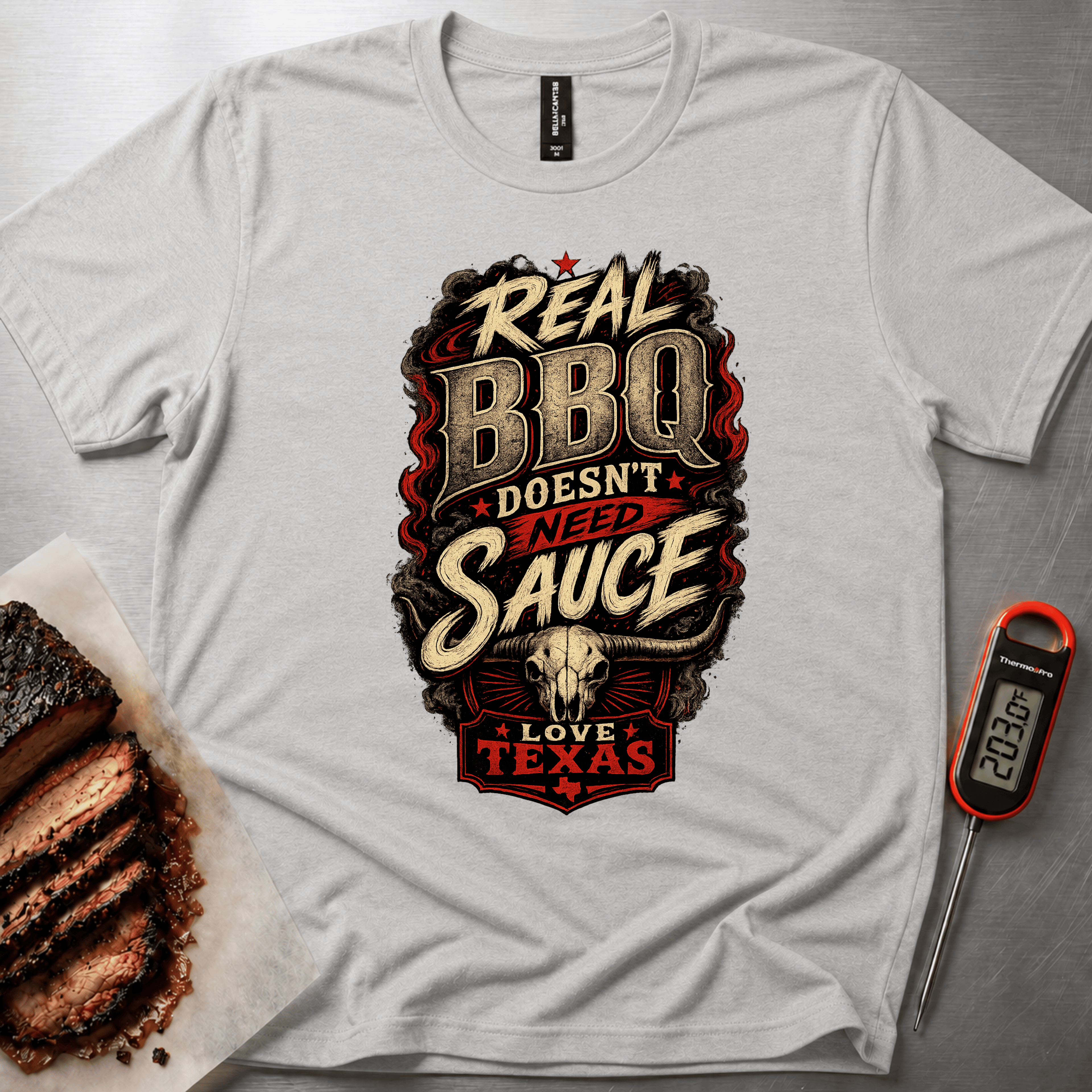 Real BBQ - No Sauce t-shirt