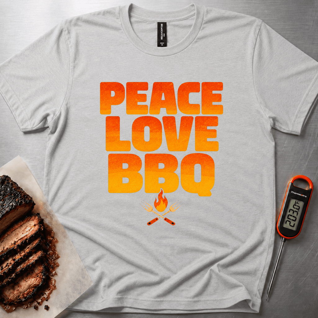 Peace Love BBQ t-shirt