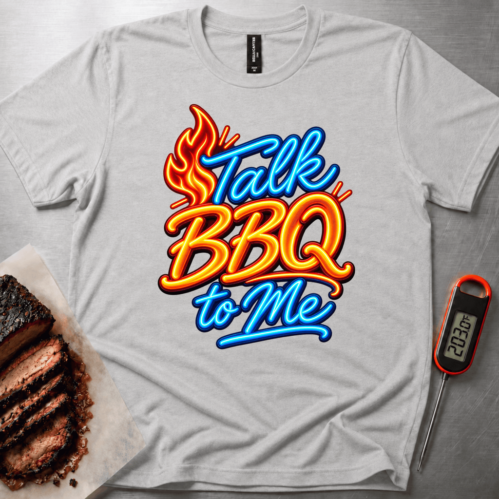 Talk BBQ Neon t-shirt