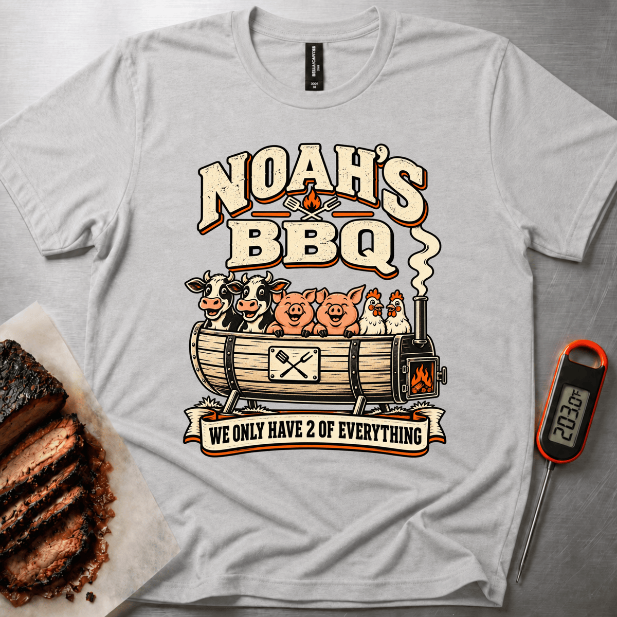 Noah's BBQ t-shirt