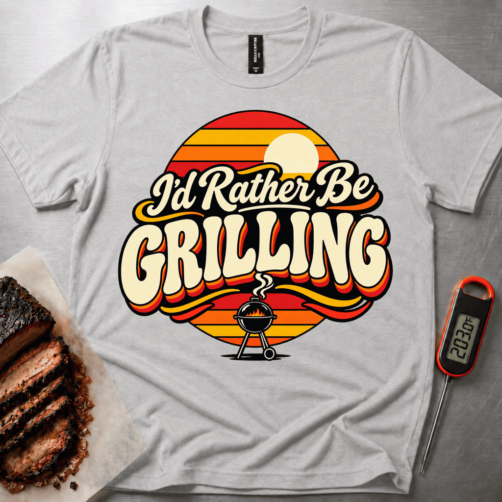 Rather Be Grilling t-shirt