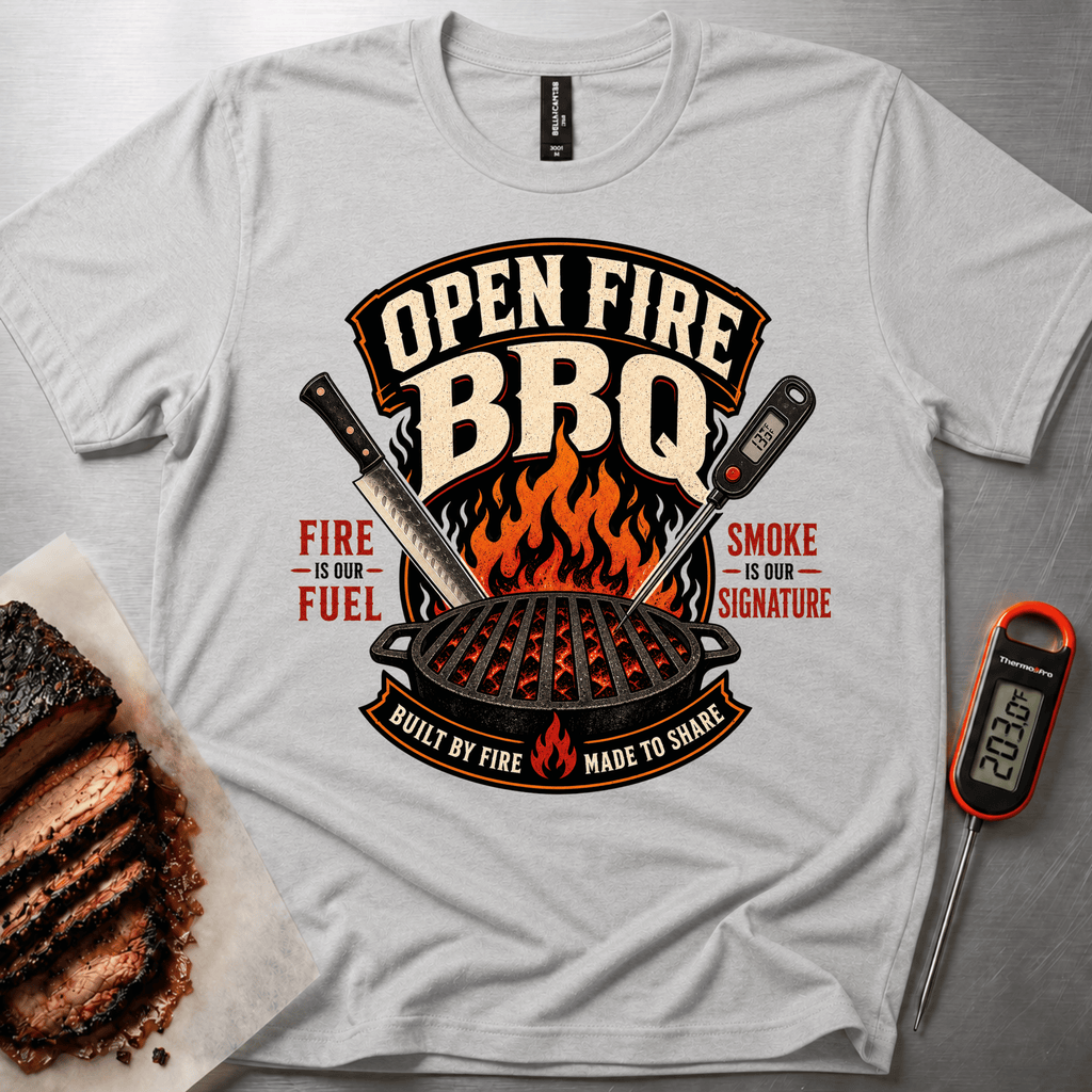 Open Fire BBQ t-shirt