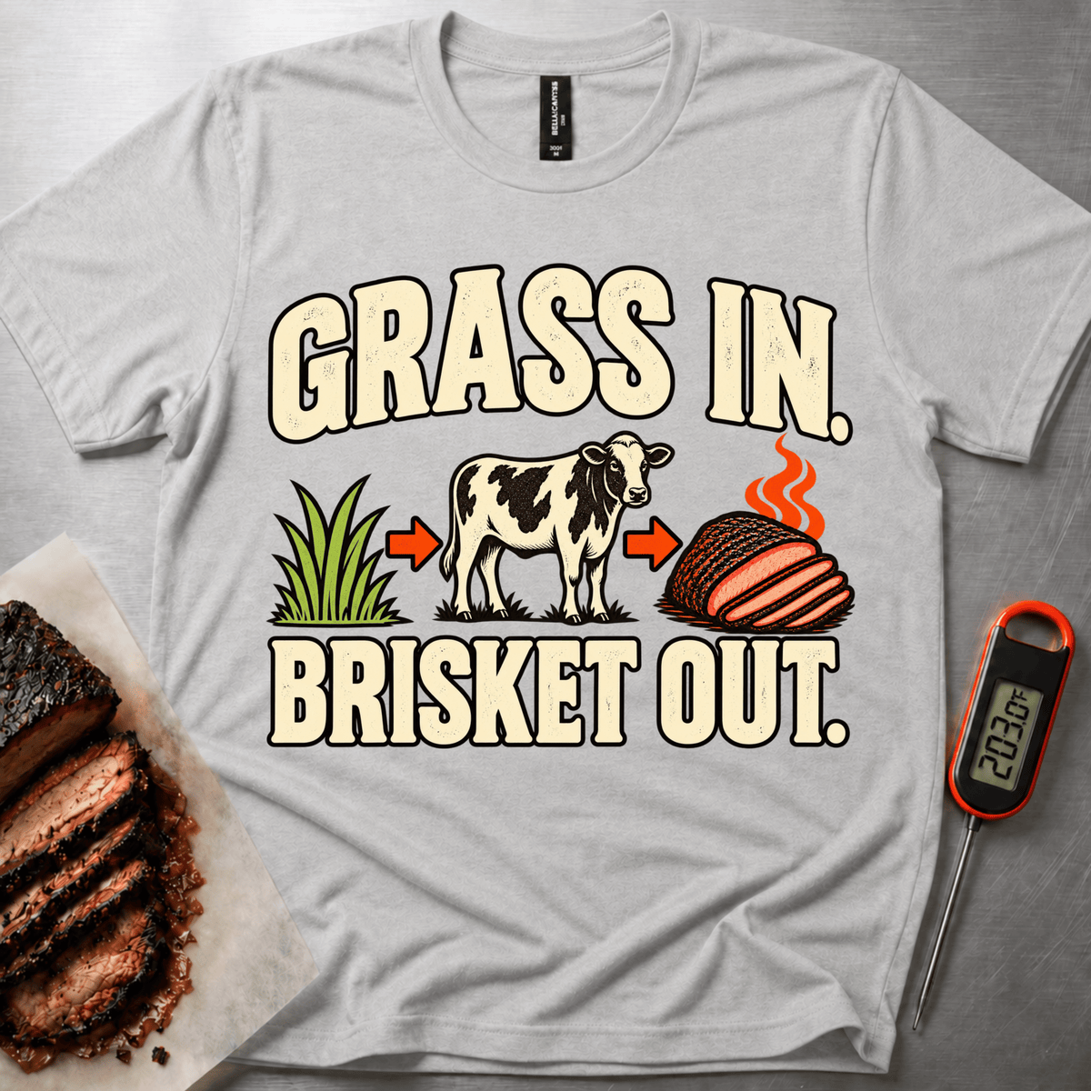 Grass In t-shirt