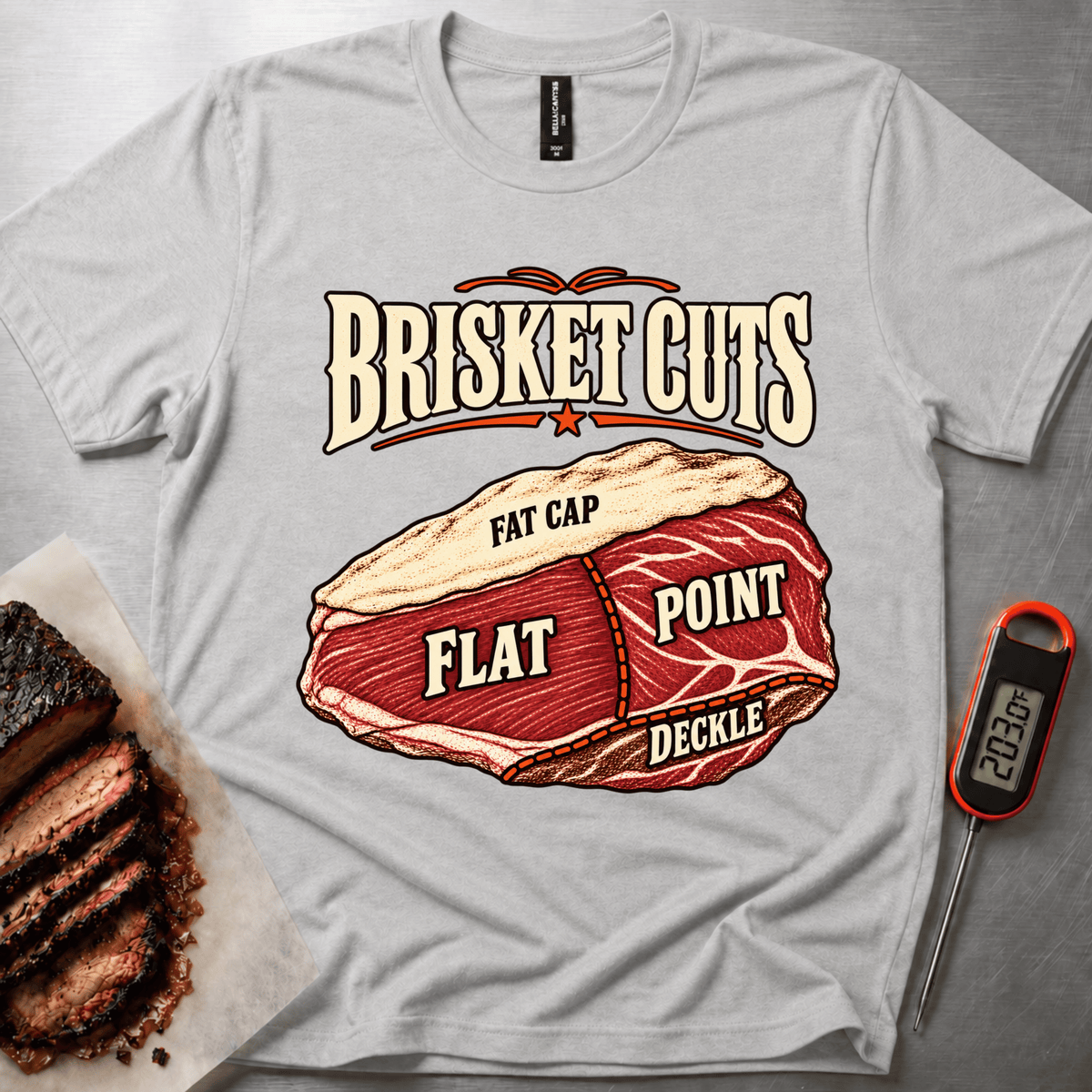 Brisket Cuts t-shirt
