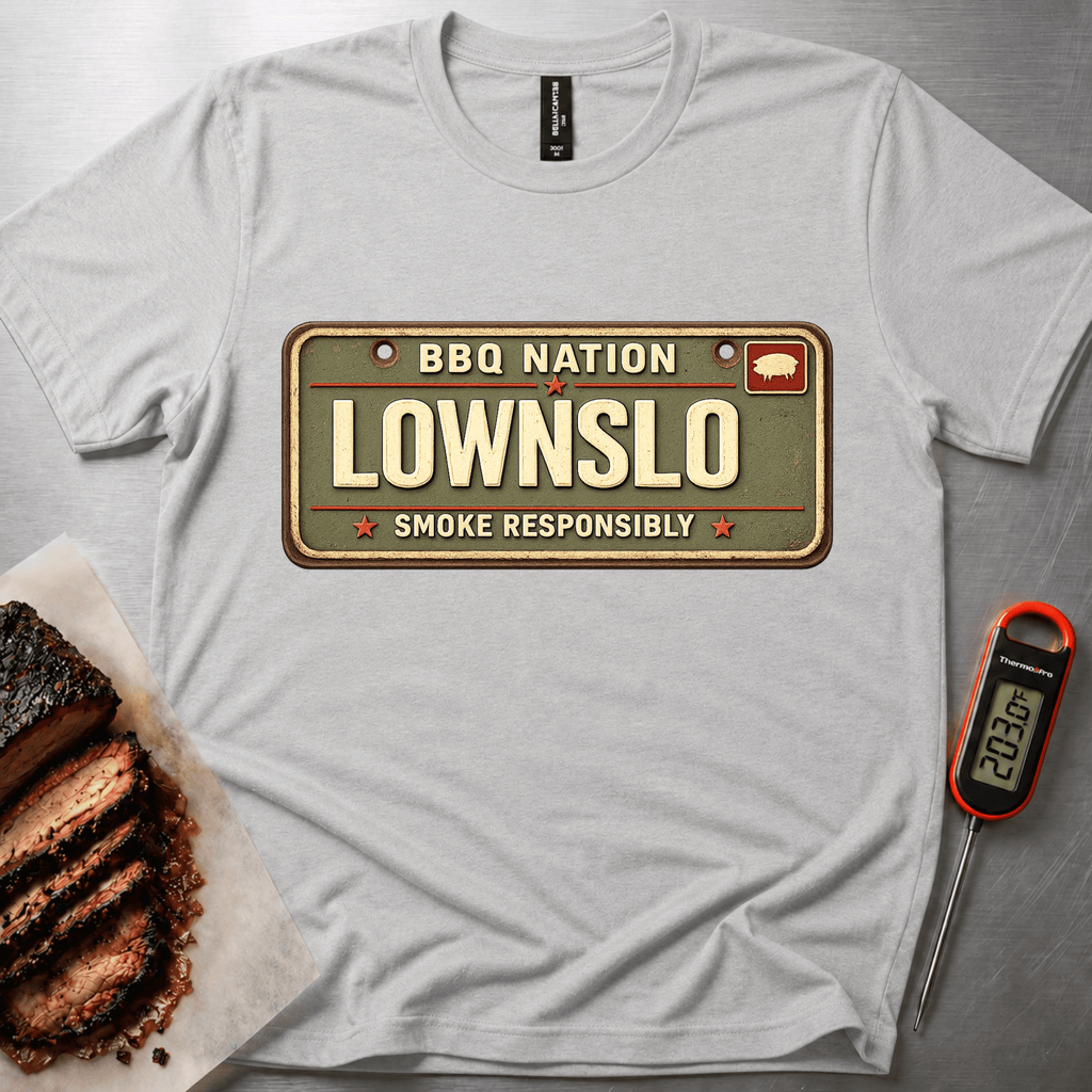 Low-n-Slo Plate t-shirt