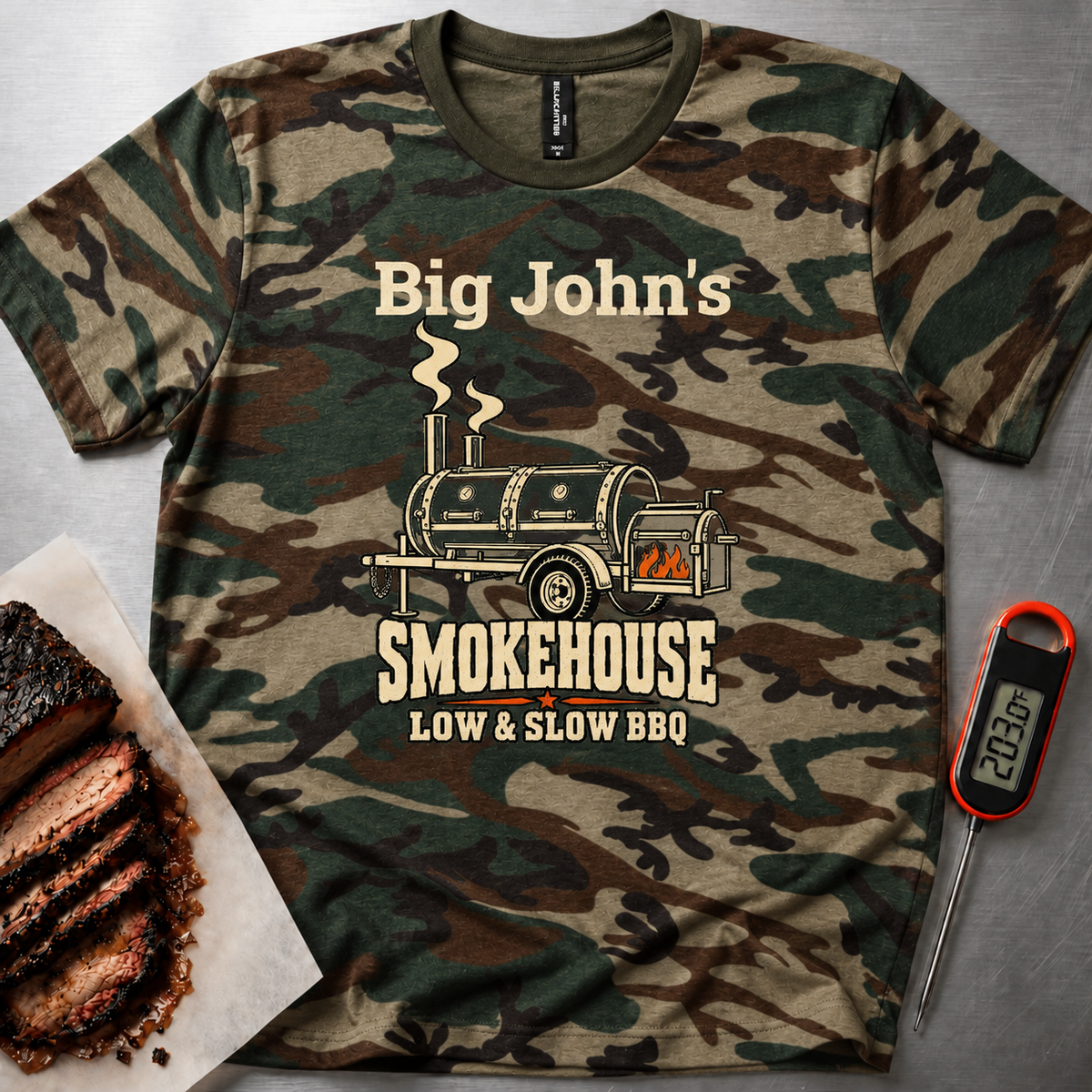 Personalized Smokehouse Camo T-Shirt