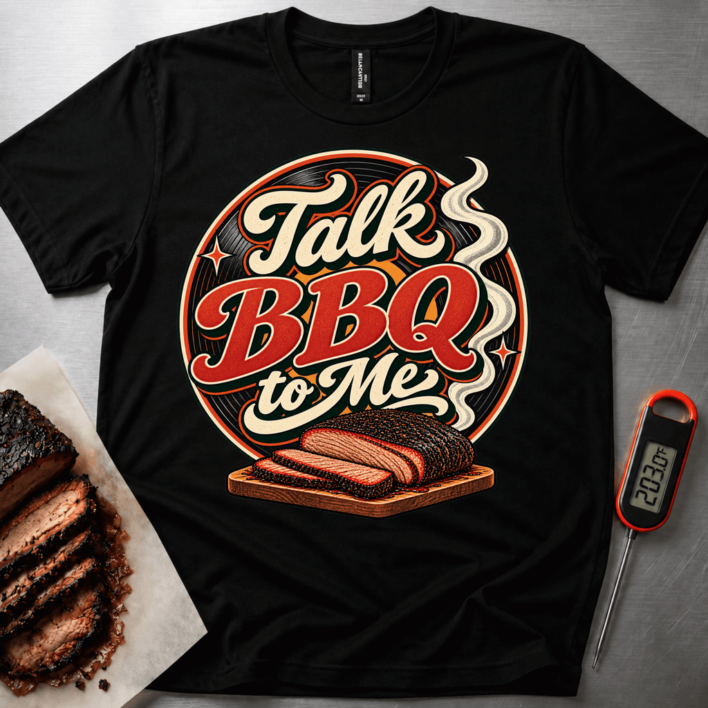 Talk BBQ Brisket t-shirt
