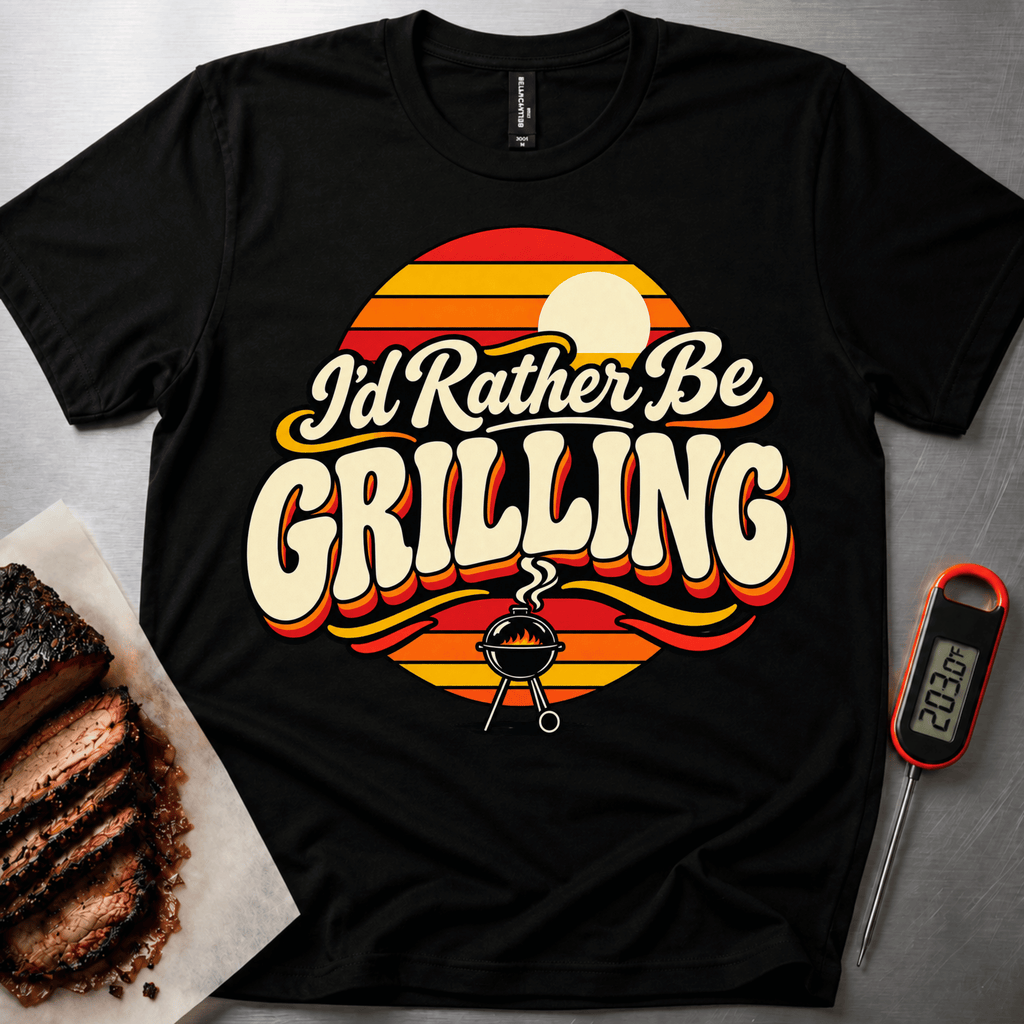 Rather Be Grilling t-shirt