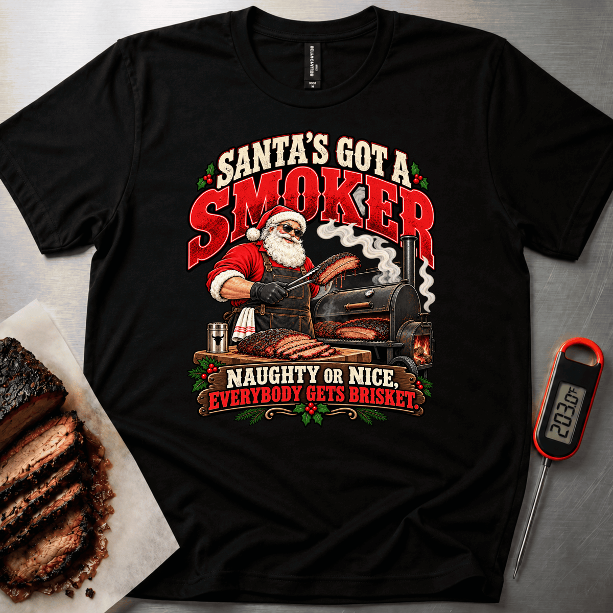 Santa's Smoker t-shirt