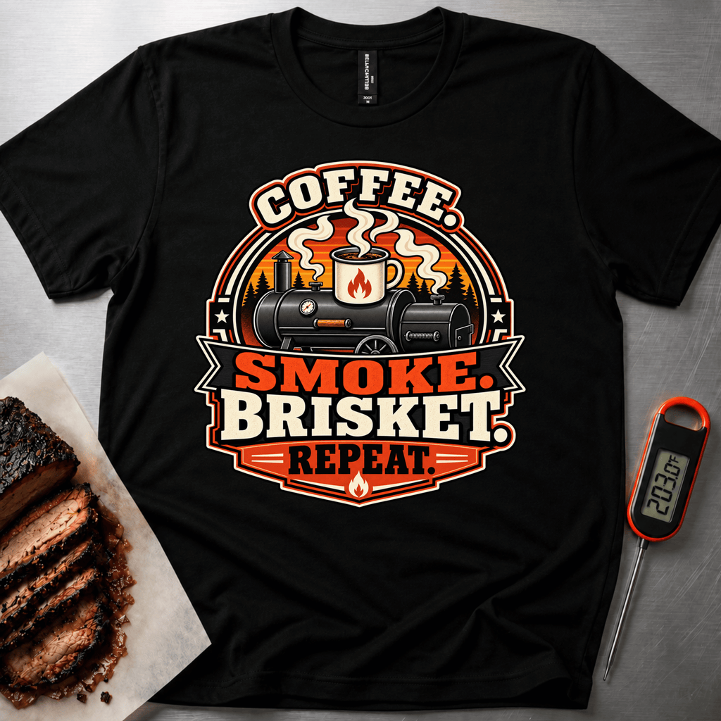Coffee Smoke Brisket t-shirt