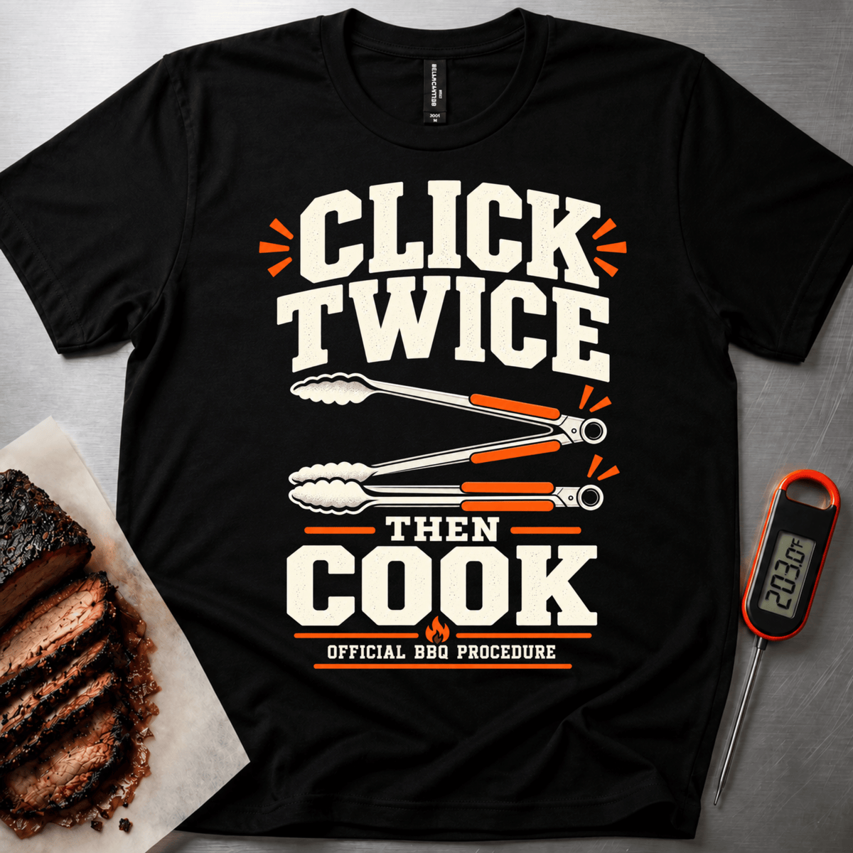 Click Twice t-shirt