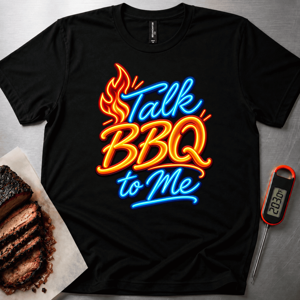 Talk BBQ Neon t-shirt