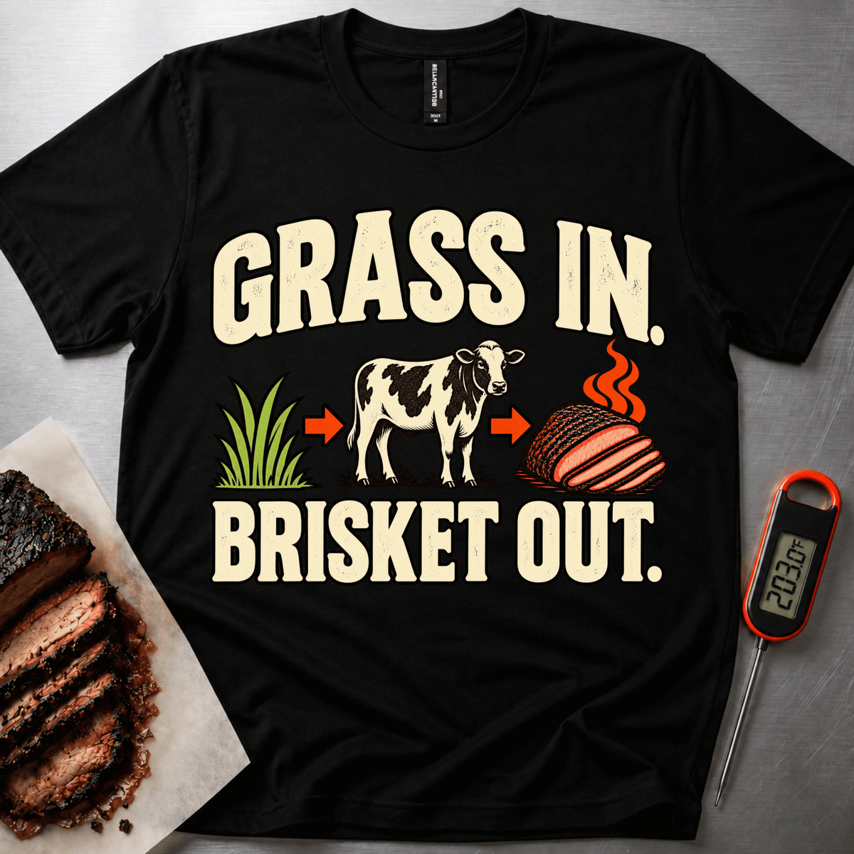 Grass In t-shirt