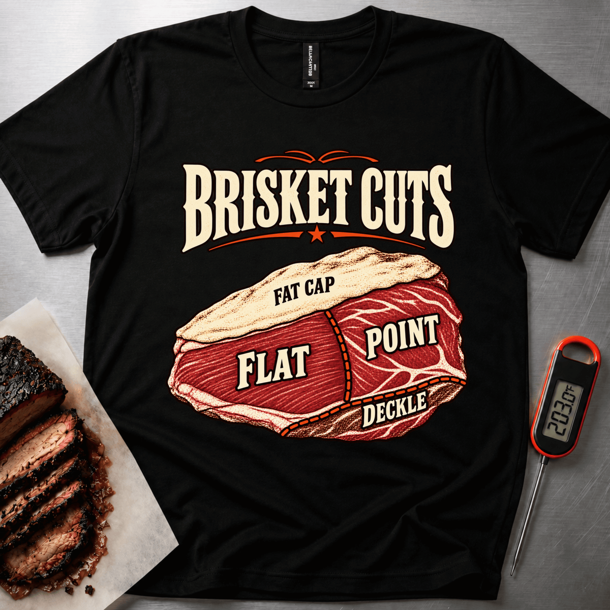 Brisket Cuts t-shirt