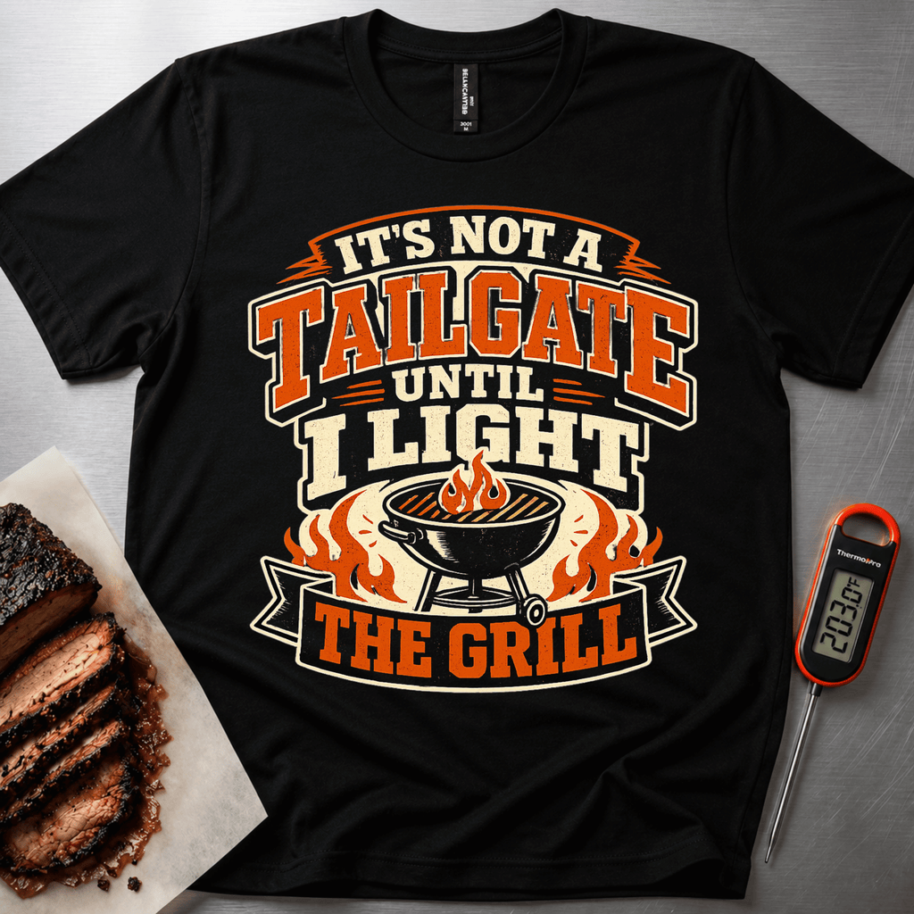 Its Not a Tailgate until I Light the Grill t-shirt