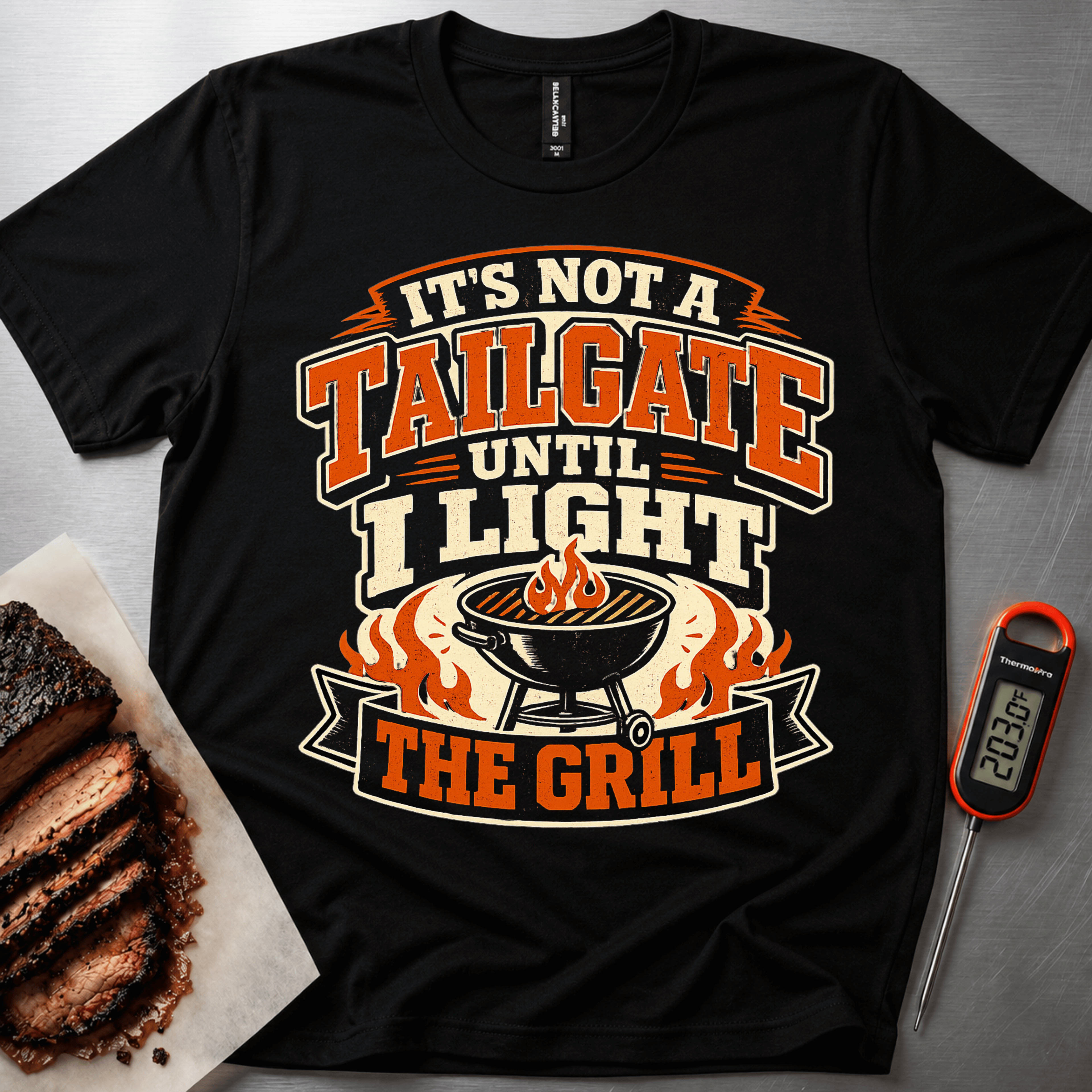 Its Not a Tailgate until I Light the Grill t-shirt