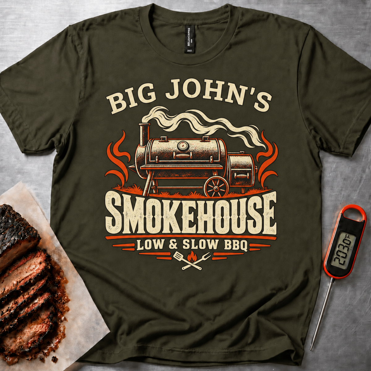 Personalized Smokehouse t-shirt
