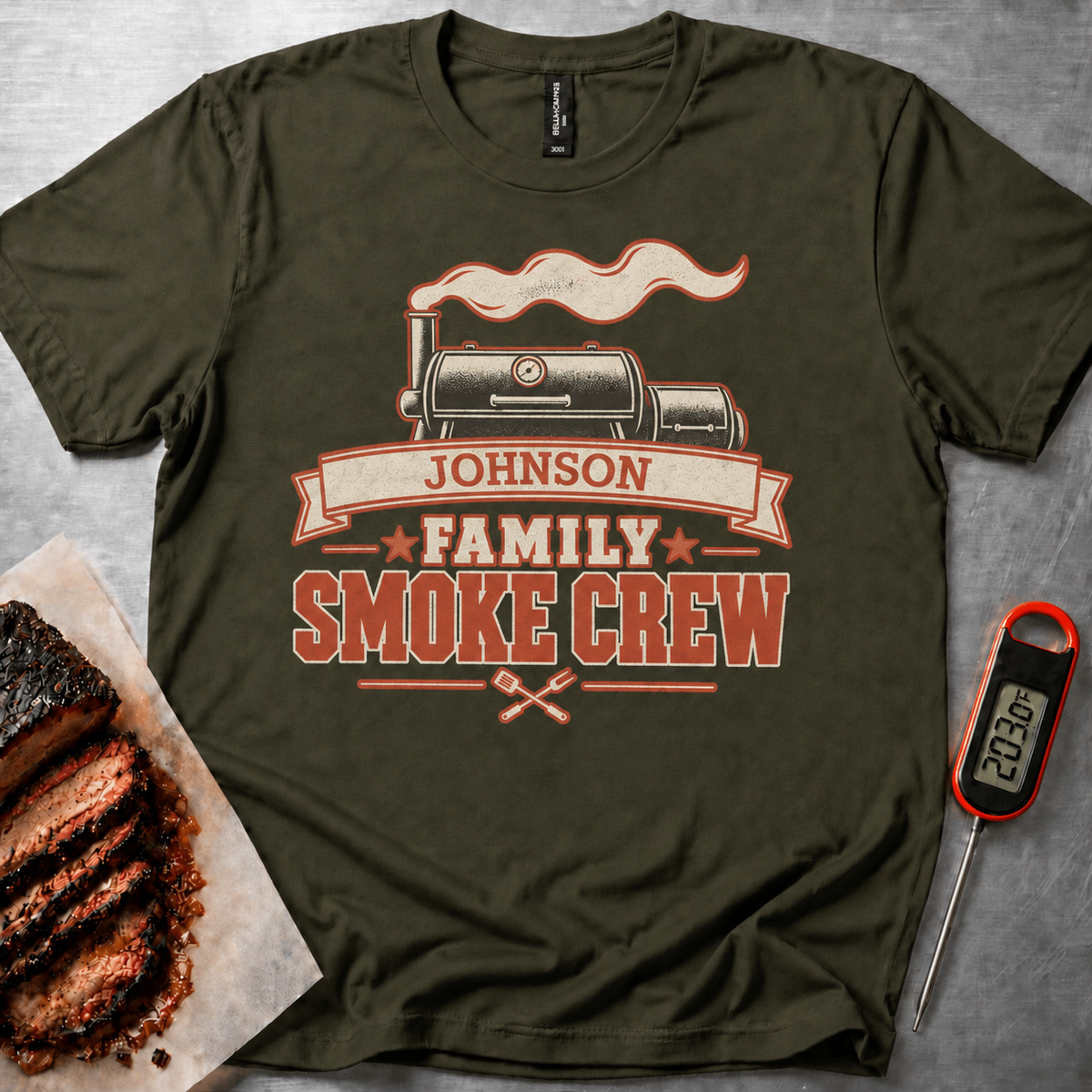 Personalized Smoke Crew t-shirt