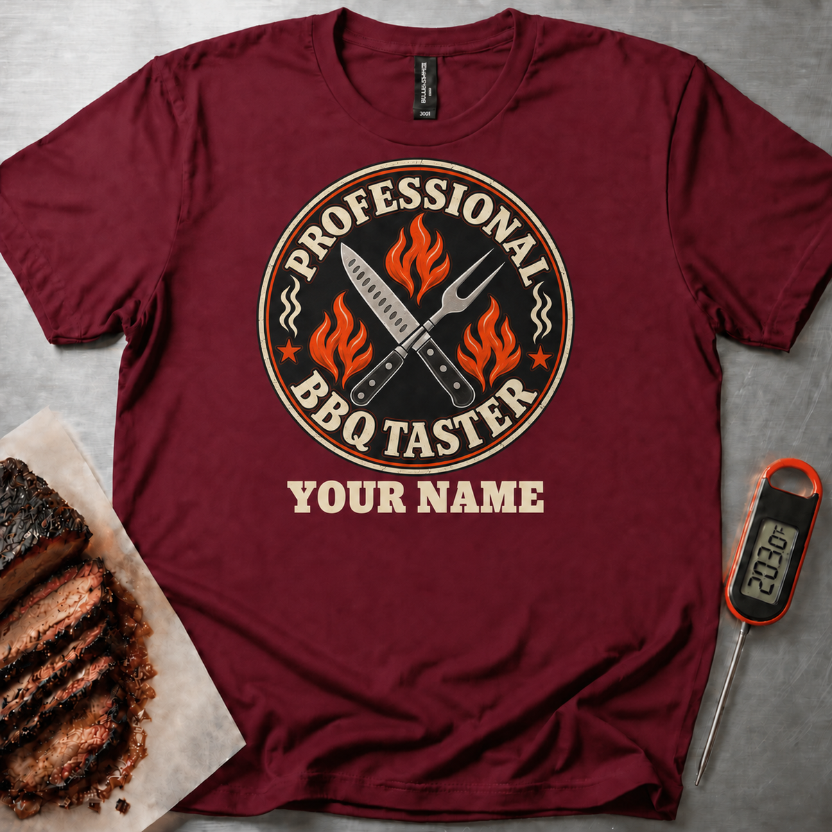 Personalized BBQ Taster T-shirt
