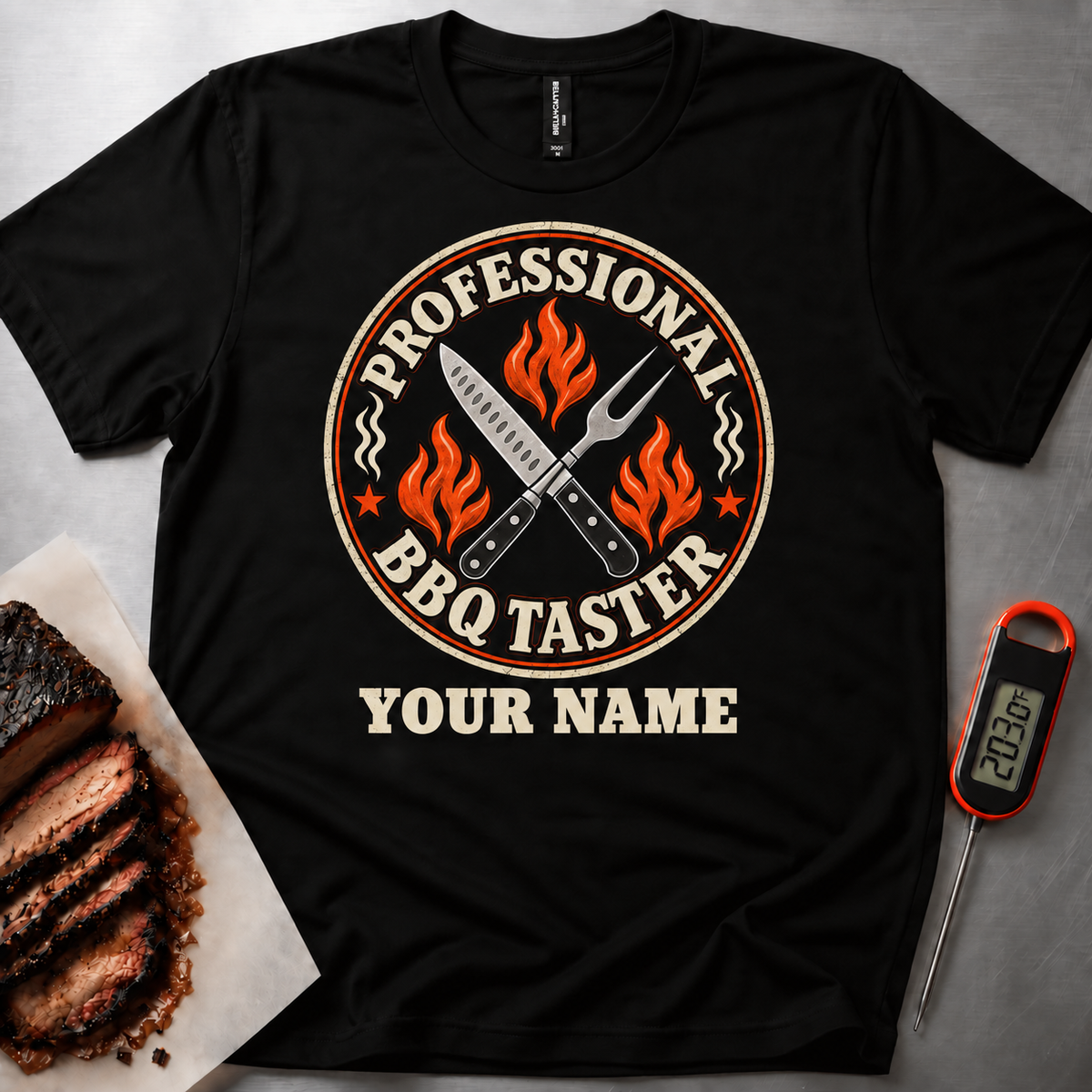 Personalized BBQ Taster T-shirt