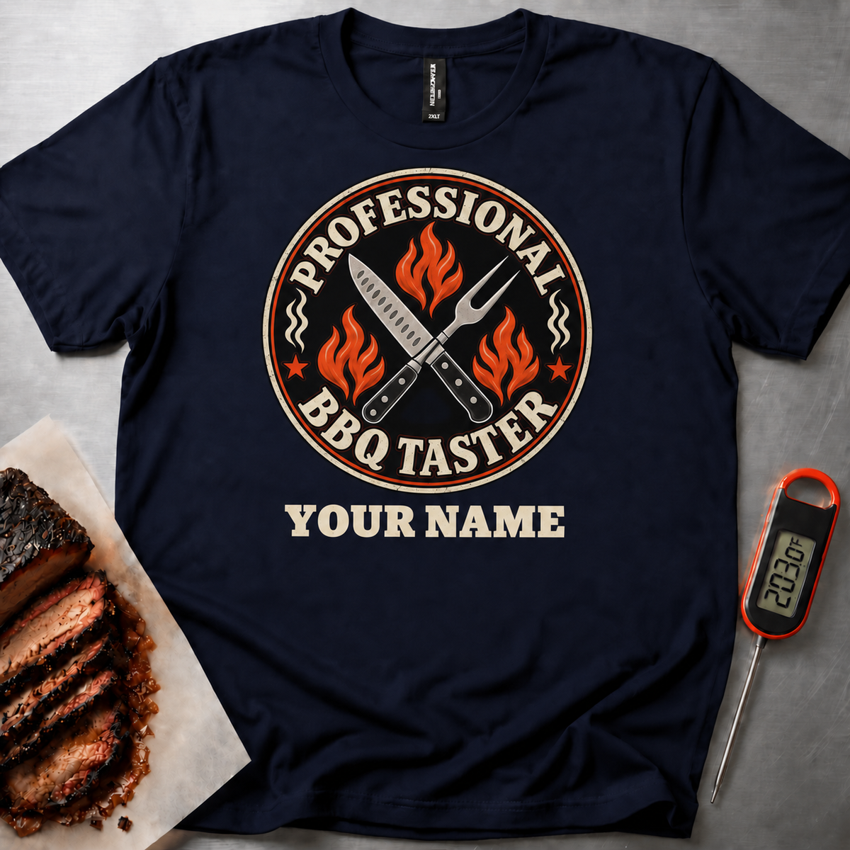 Personalized BBQ Taster T-shirt
