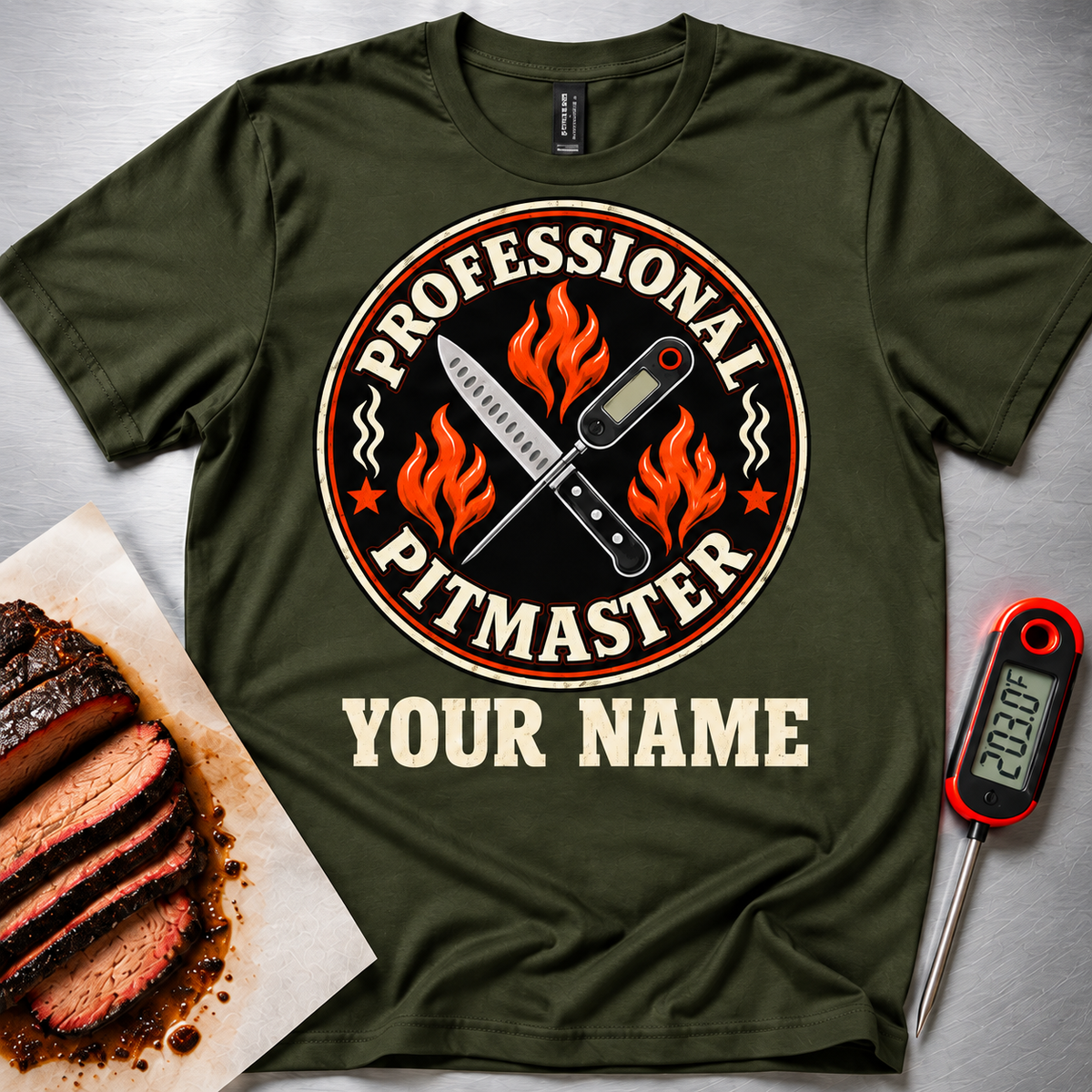 Personalized Pro Pitmaster T-shirt