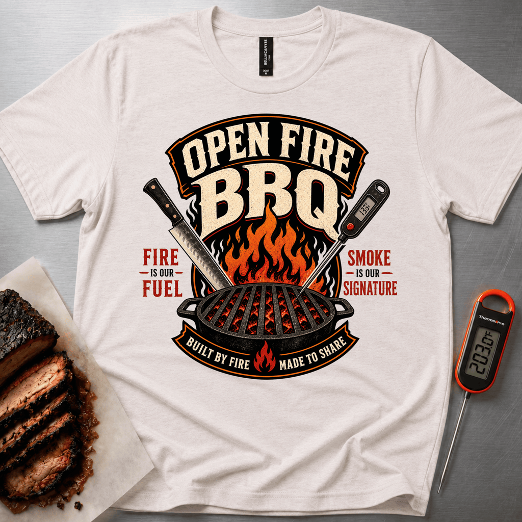 Open Fire BBQ t-shirt