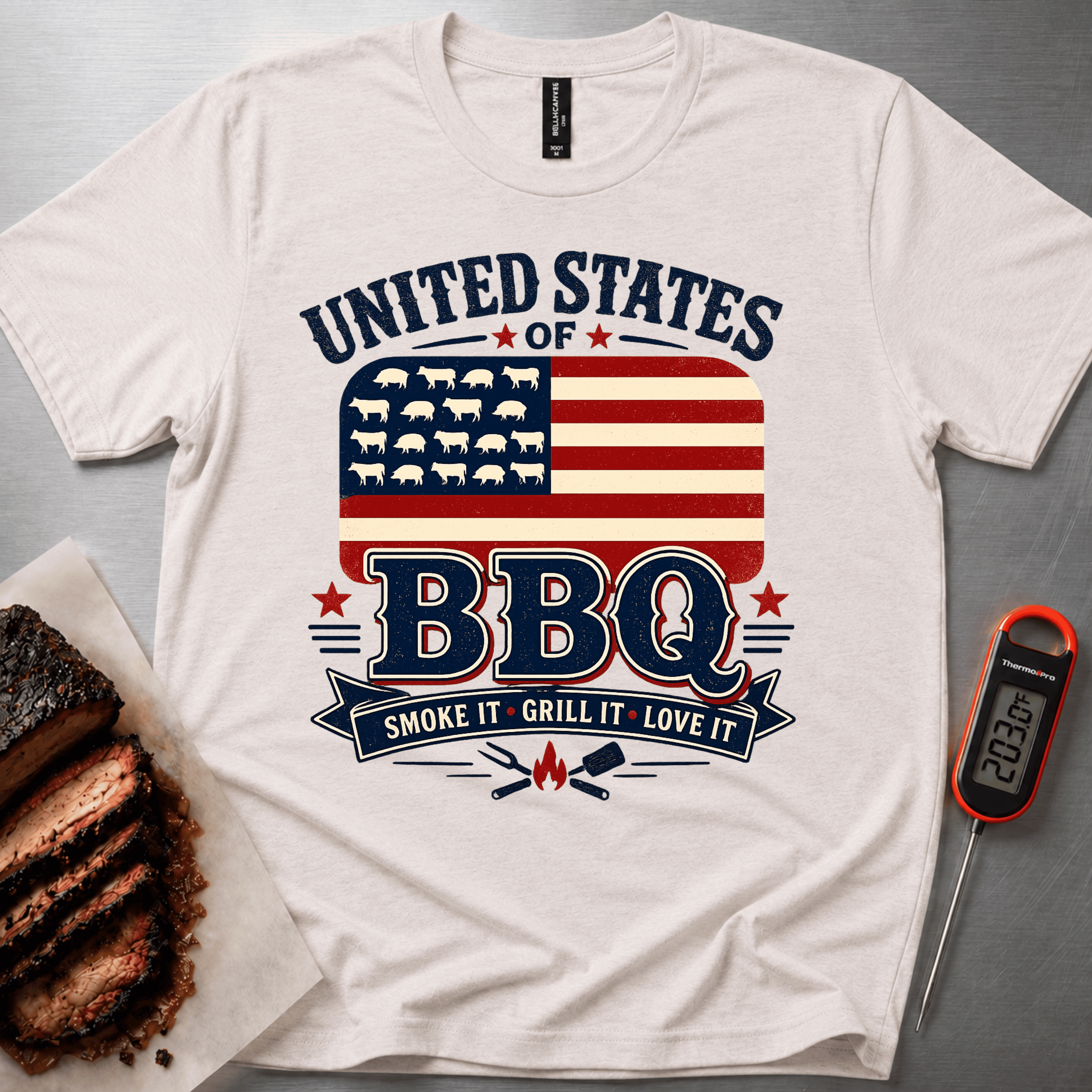 United States of BBQ t-shirt