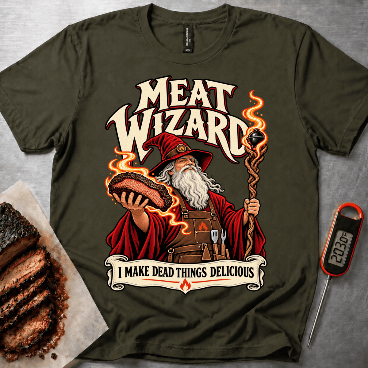 Meat Wizard t-shirt
