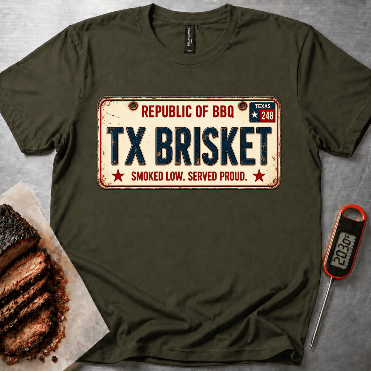 Brisket Plate t-shirt