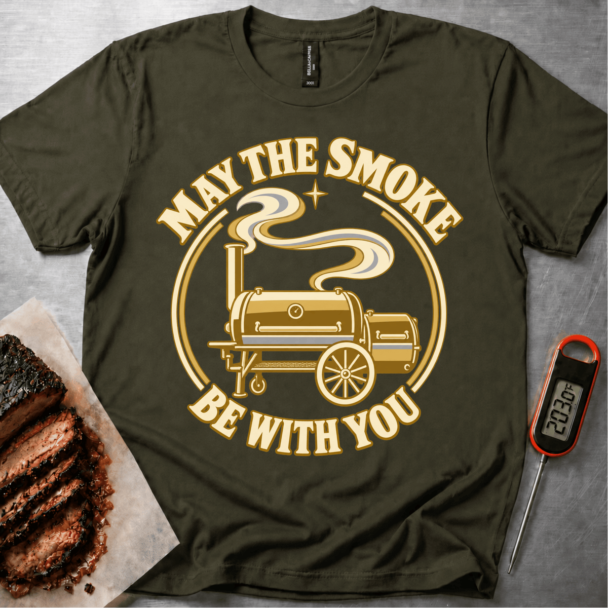 May the Smoke Badge t-shirt