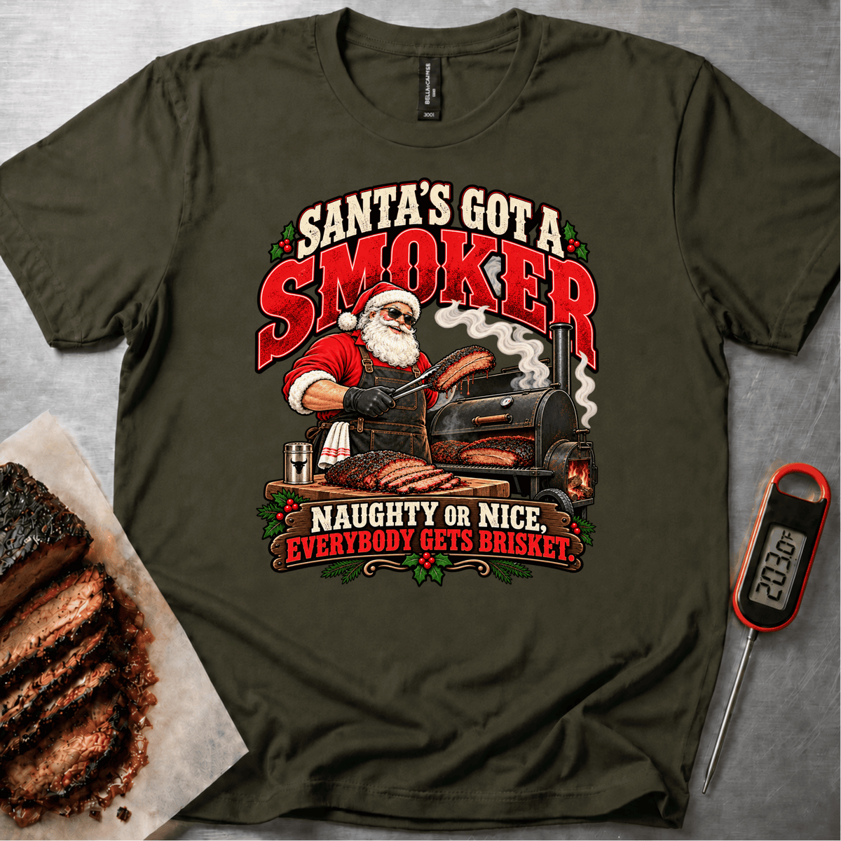 Santa's Smoker t-shirt