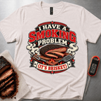 Smoking Problem Badge t-shirt