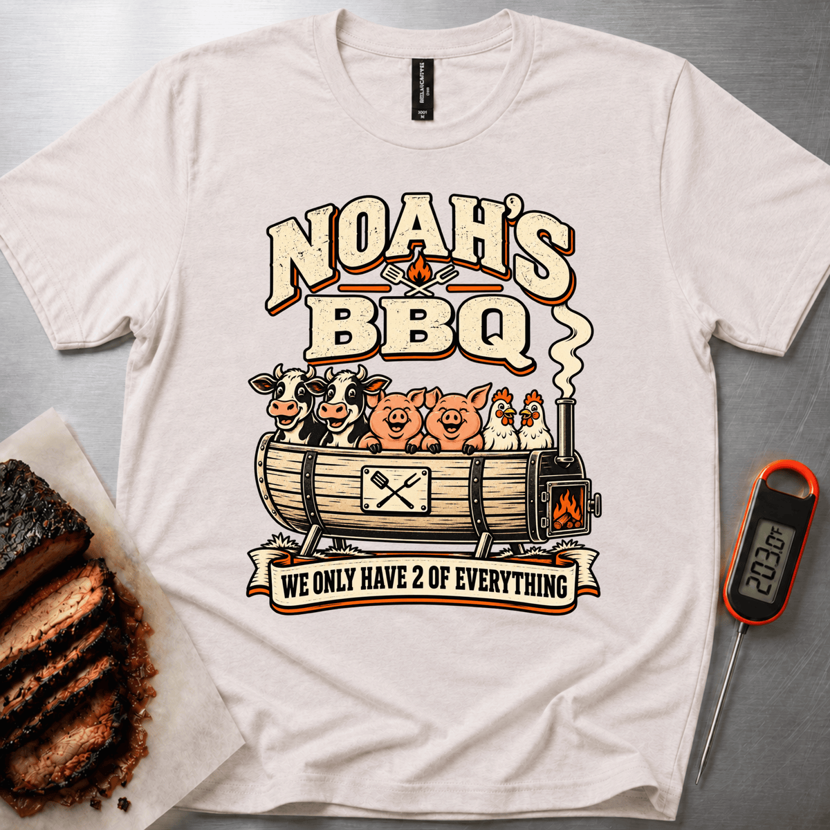 Noah's BBQ t-shirt