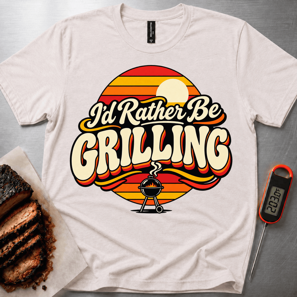 Rather Be Grilling t-shirt