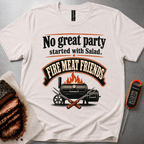 No Great Party started with Salad t-shirt