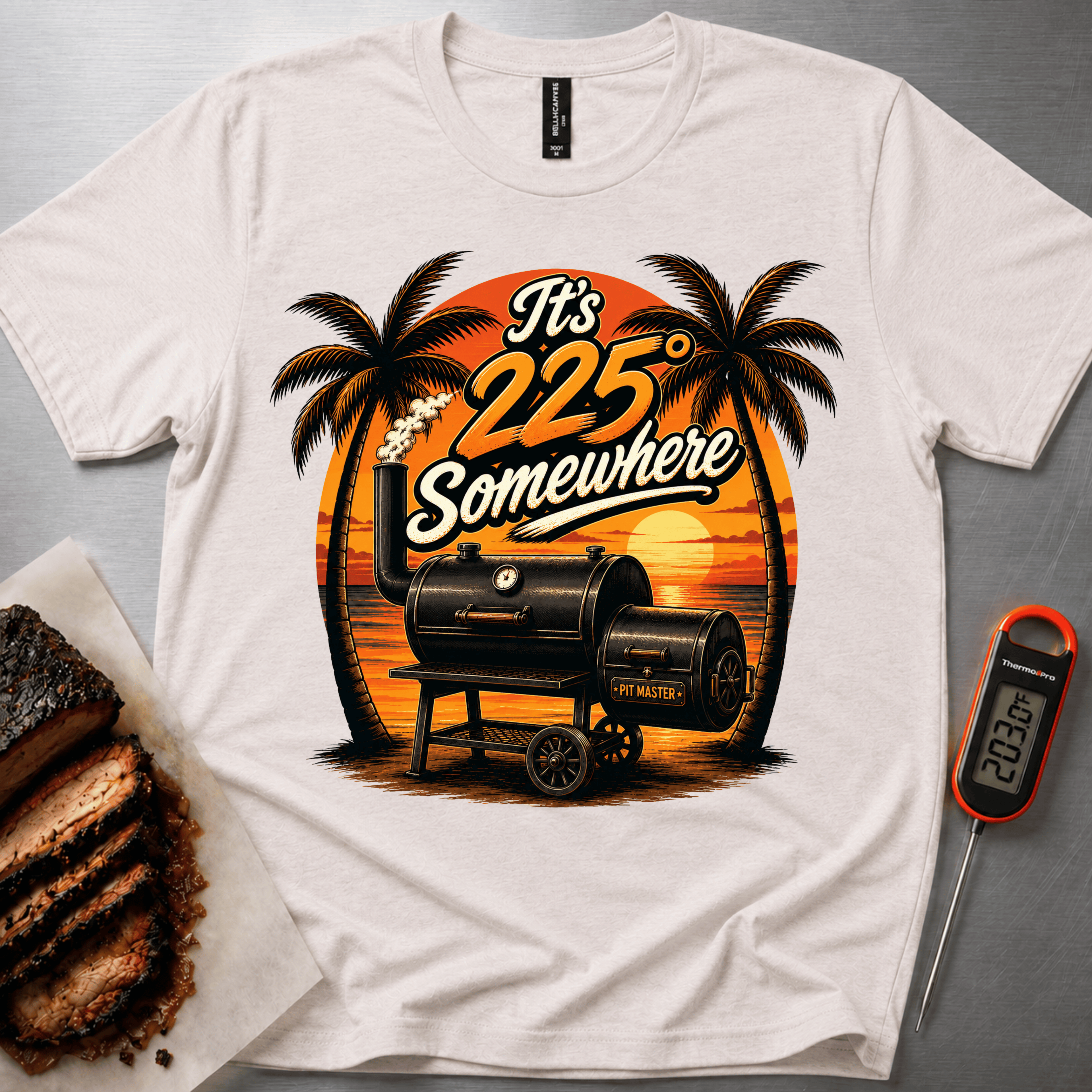 Its 225 Somewhere (tropical) t-shirt