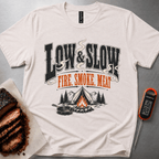 Low and Slow Camp Cooking t-shirt