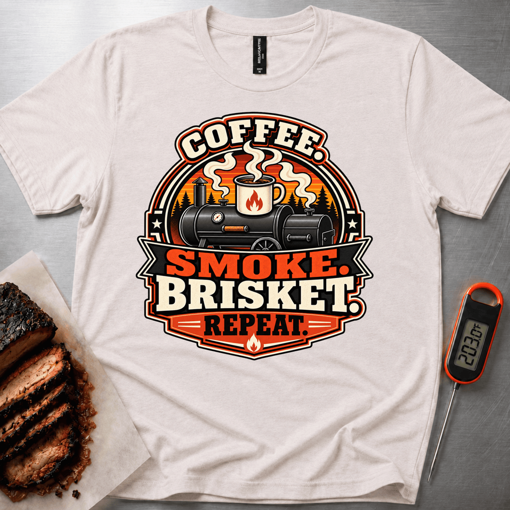 Coffee Smoke Brisket t-shirt