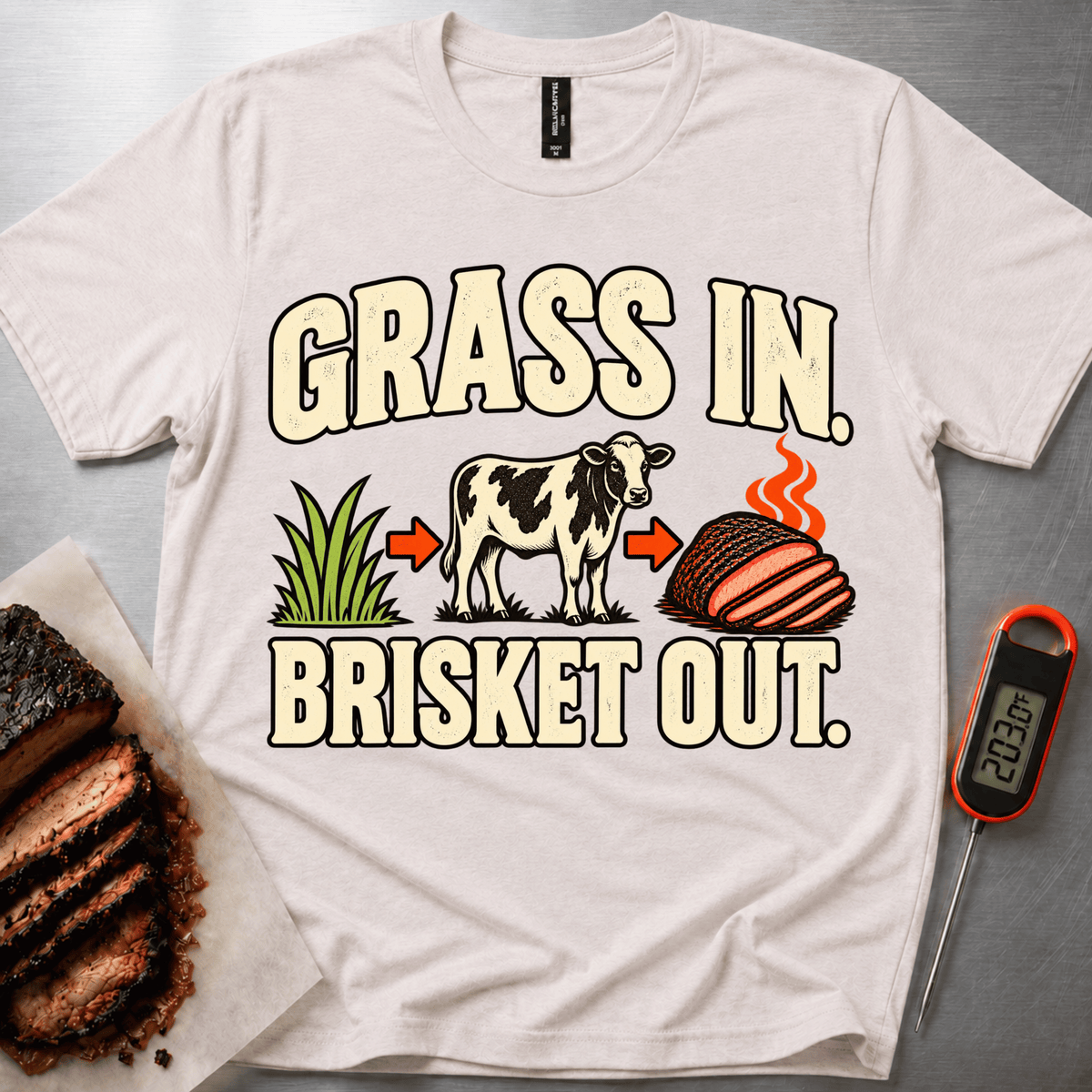 Grass In t-shirt