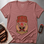 BBQ Widow relaxed v-neck t-shirt