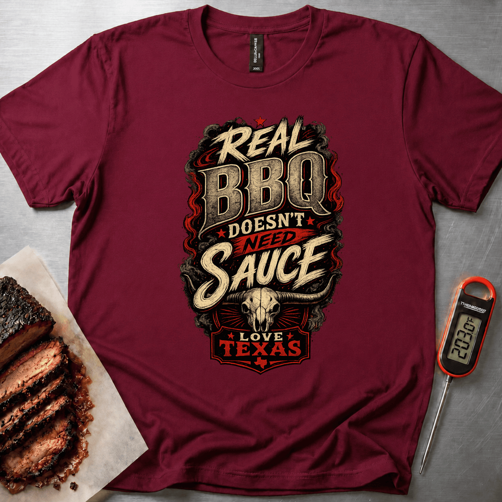 Real BBQ - No Sauce t-shirt