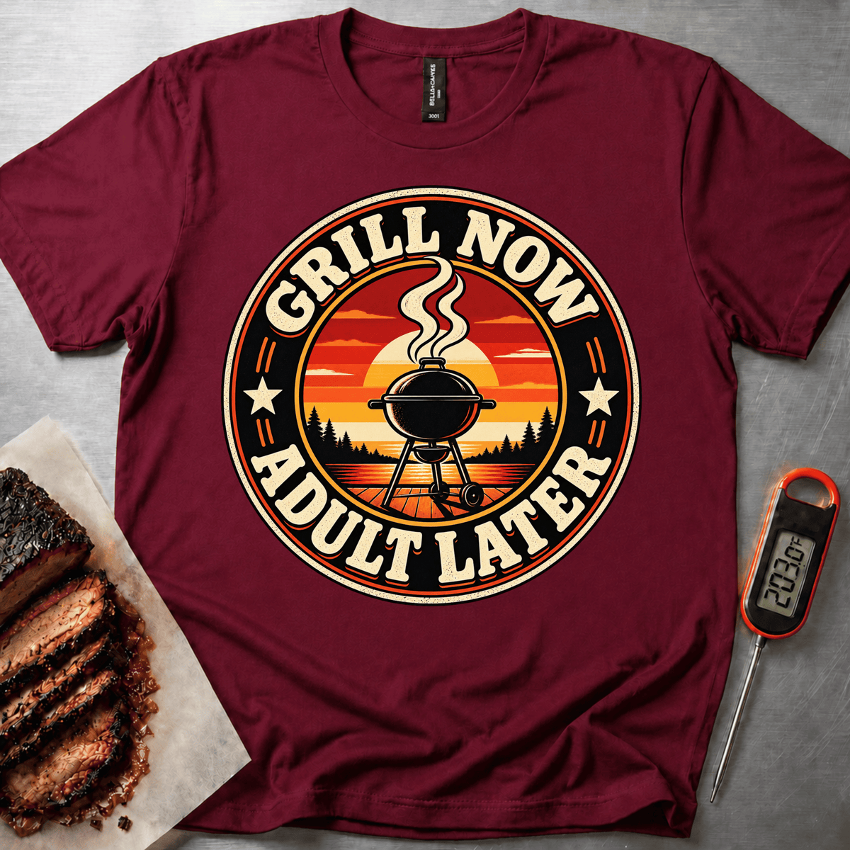 Adult Later Sunset t-shirt