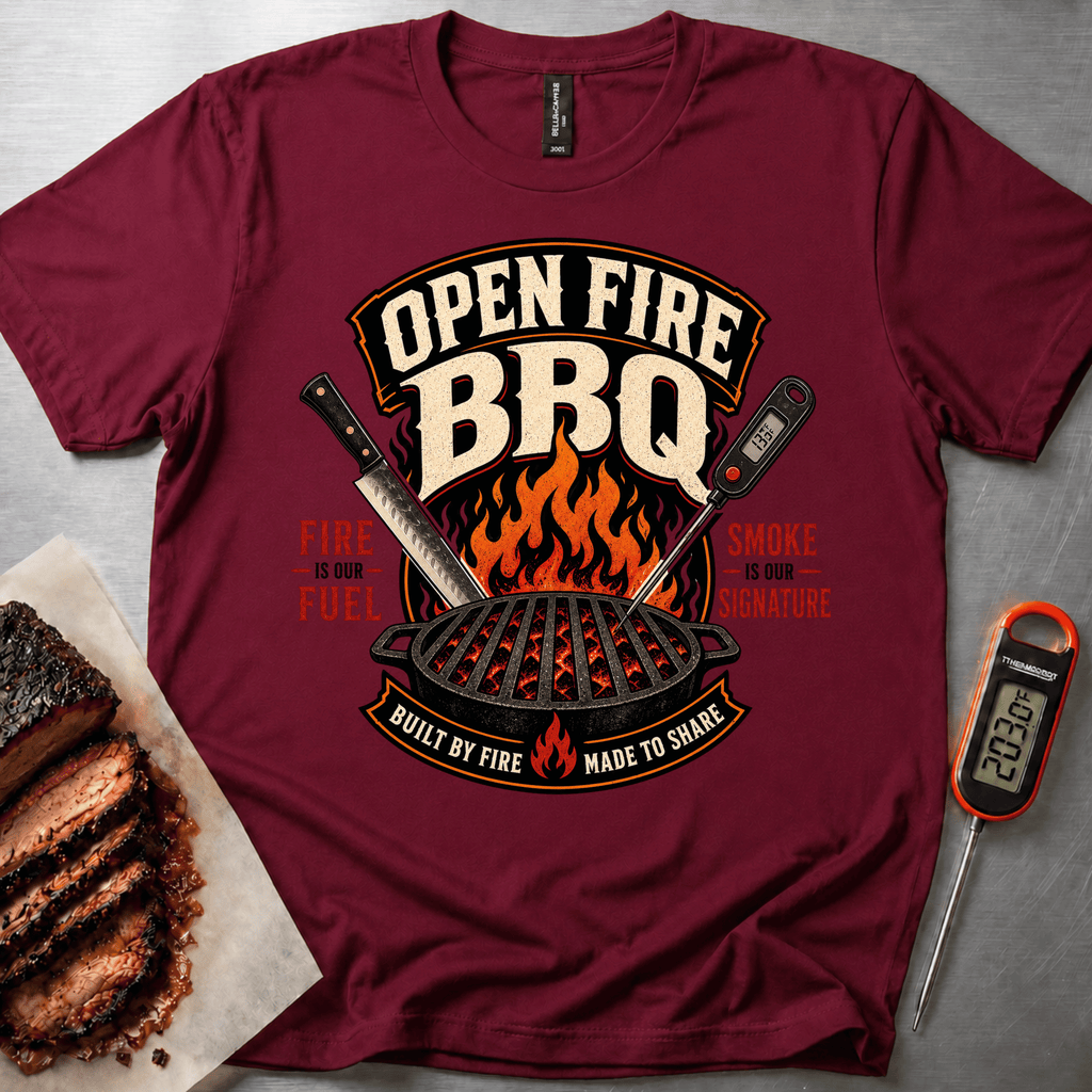 Open Fire BBQ t-shirt