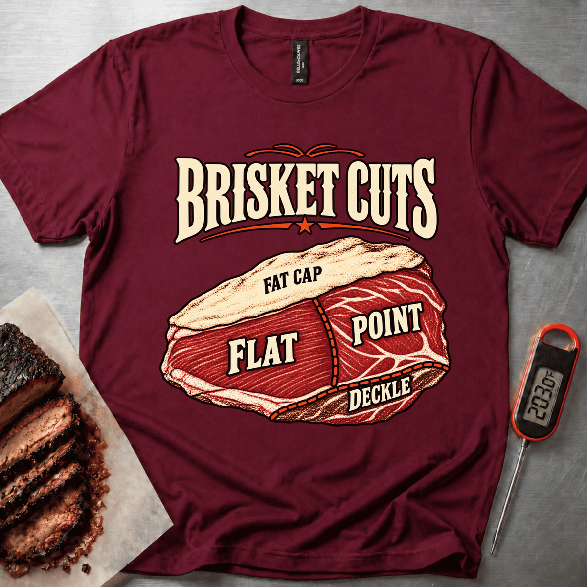 Brisket Cuts t-shirt