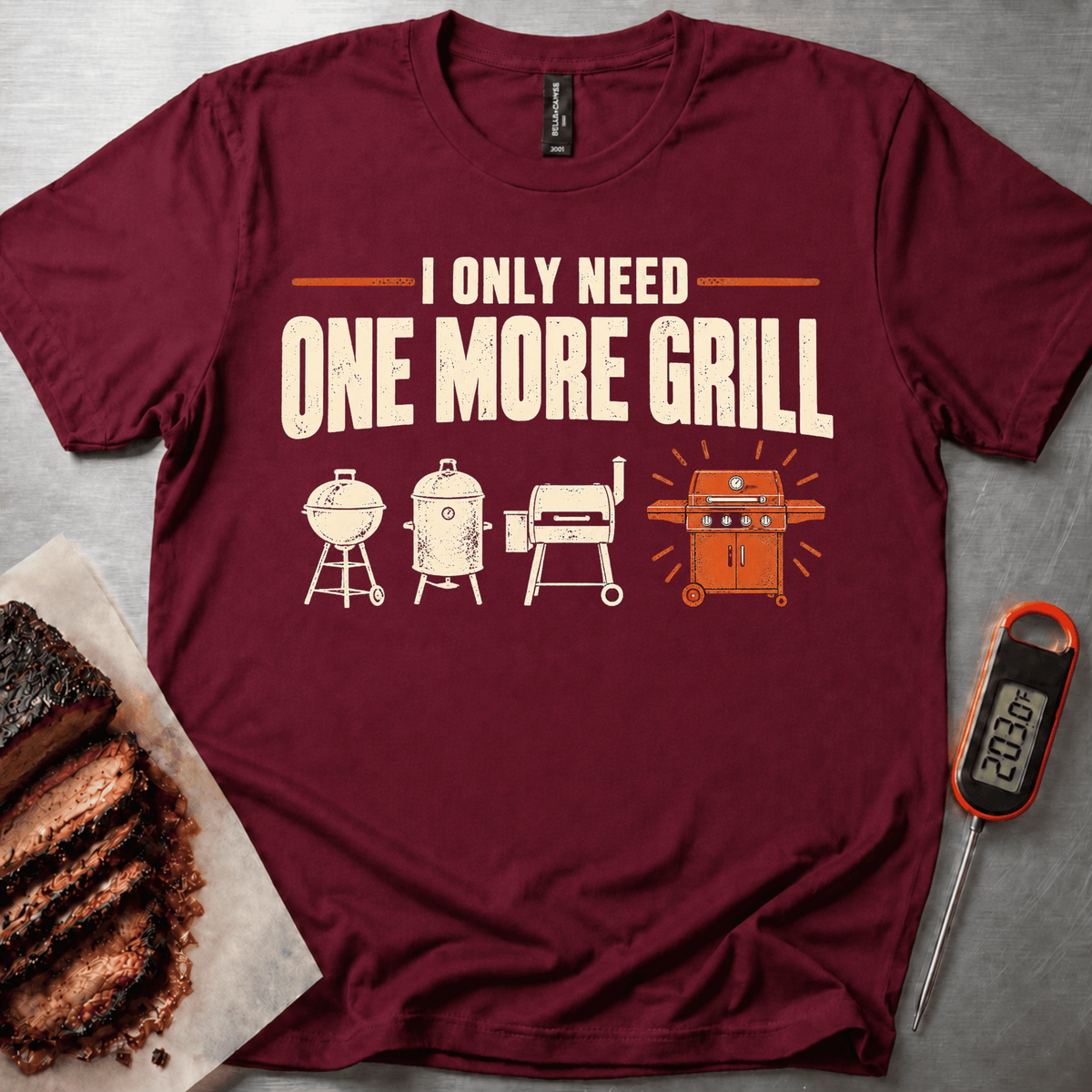 One More Grill t-shirt