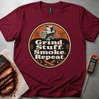 Grind Stuff Smoke Badge t-shirt